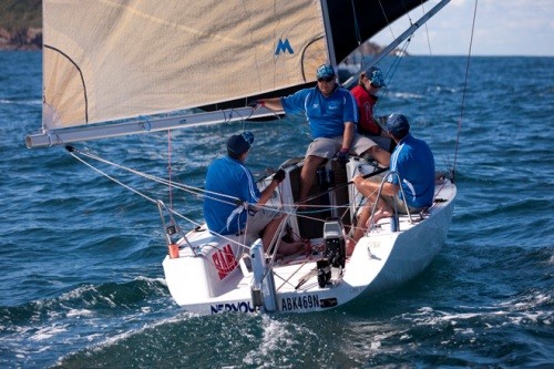 No need to be ’Nervous’ - Matt Bonser scored a good win - Sail Port Stephens 2010 ©  Andrea Francolini Photography http://www.afrancolini.com/